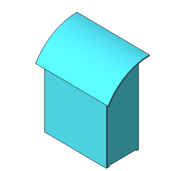 BIM资料|Revit族库-LANG_垃圾房_001.rfa-BIM建筑网