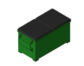 BIM资料|Revit族库-垃圾箱01.rfa