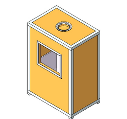 BIM资料|Revit族库-垃圾桶064.rfa-BIM建筑网