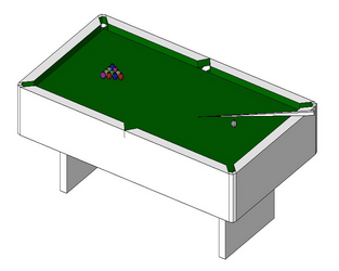 BIM资料|Revit族库-台球桌+(2).rfa-BIM建筑网