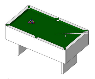 BIM资料|Revit族库-台球桌+(2).rfa