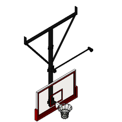 BIM资料|Revit族库-篮球架2.rfa-BIM建筑网