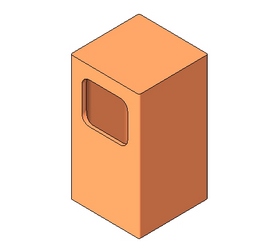 BIM资料|Revit族库-户内垃圾桶033.rfa-BIM建筑网