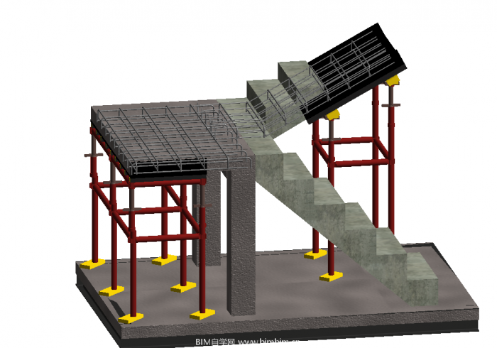 BIM资料|Revit族库-楼梯样板.rte