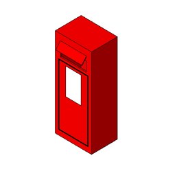 BIM资料|Revit族库-LAND-邮箱-003.rfa-BIM建筑网