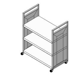 BIM资料|Revit族库-Cart04_置物架.rfa-BIM建筑网