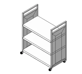 BIM资料|Revit族库-Cart04_置物架.rfa