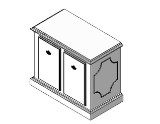 BIM资料|Revit族库-书柜06.rfa-BIM建筑网