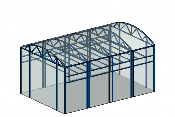 BIM资料|Revit族库-阳光房_玻璃房.rfa