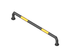 BIM资料|Revit族库-金属隔离栏111.rfa-BIM建筑网