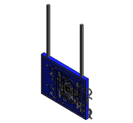 BIM资料|Revit族库-标示-矩形指示牌.rfa