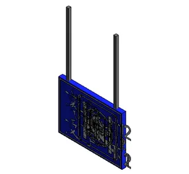 BIM资料|Revit族库-标示-矩形指示牌.rfa