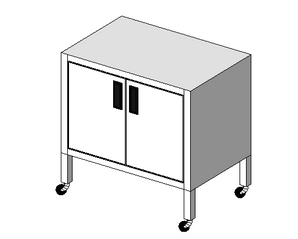 BIM资料|Revit族库-货物车05_移动货物柜.rfa-BIM建筑网