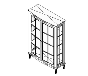 BIM资料|Revit族库-立柜07.rfa-BIM建筑网