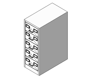 BIM资料|Revit族库-文件柜03_资料柜.rfa-BIM建筑网