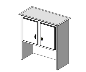 BIM资料|Revit族库-书柜07.rfa-BIM建筑网