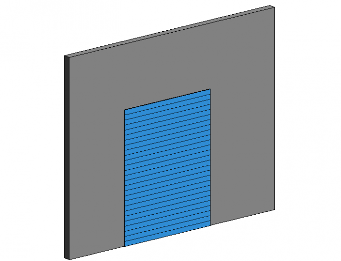BIM资料|Revit族库-卷帘门.rfa