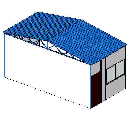 BIM资料|Revit族库-单排宿舍.rfa