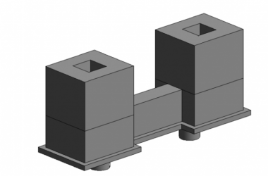 BIM资料|Revit族库-CT-4承台.rfa-BIM建筑网