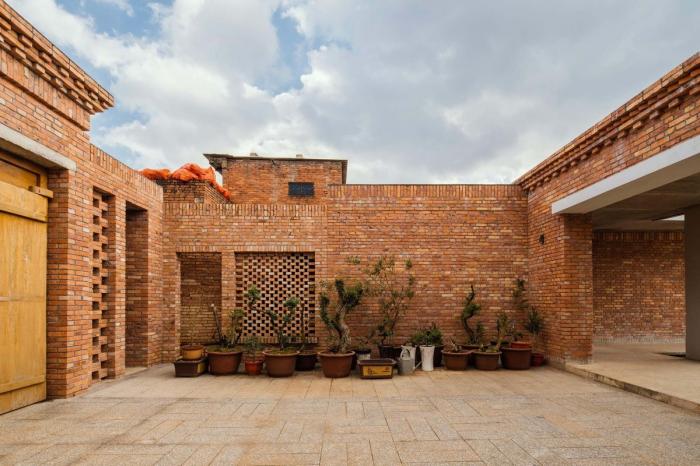 BIM建筑|一方院落，隐于悠然远山：云南曲靖赵宅 / 青岛川拓建筑设计工作室