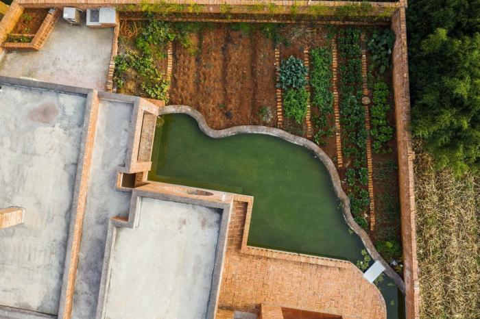 BIM建筑|一方院落，隐于悠然远山：云南曲靖赵宅 / 青岛川拓建筑设计工作室