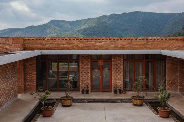 BIM建筑|一方院落，隐于悠然远山：云南曲靖赵宅 / 青岛川拓建筑设计工作室