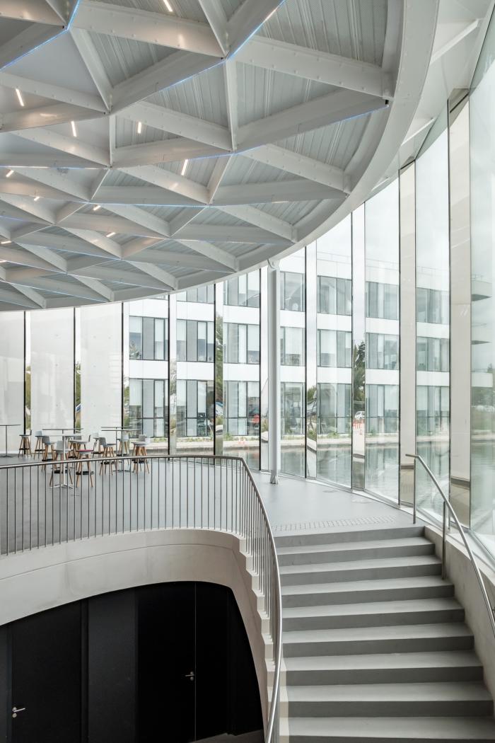 BIM建筑|轻盈透明，曲直线的共舞：液化空气集团总部 / Michel Rémon & Associés