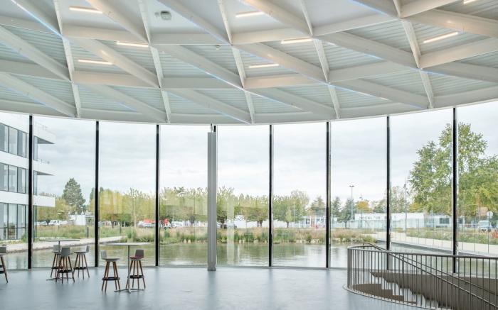 BIM建筑|轻盈透明，曲直线的共舞：液化空气集团总部 / Michel Rémon & Associés