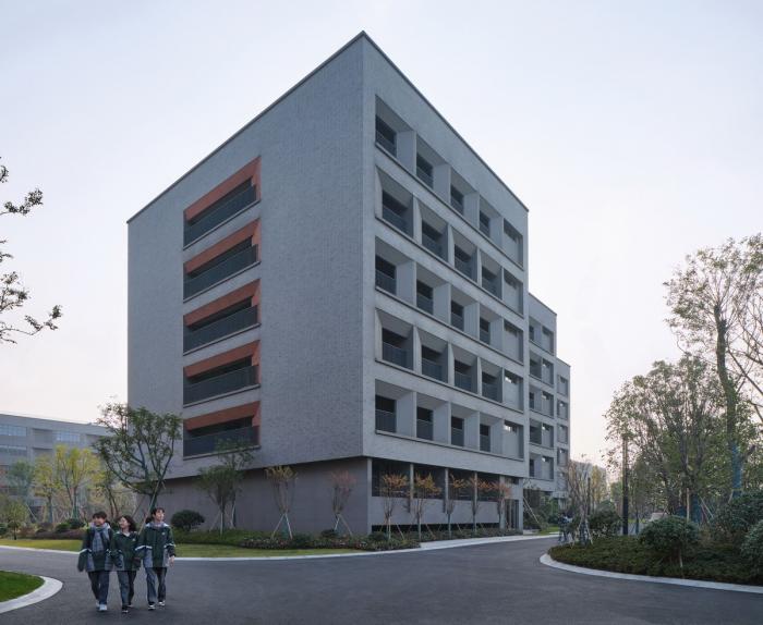 BIM建筑|杭州第二中学钱江校区学生宿舍楼 / 浙江大学建筑设计研究院有限公司