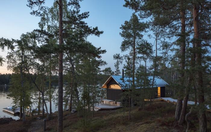 BIM建筑|融入海岸，眺望日落：芬兰桑拿旅馆 / Mer Architects