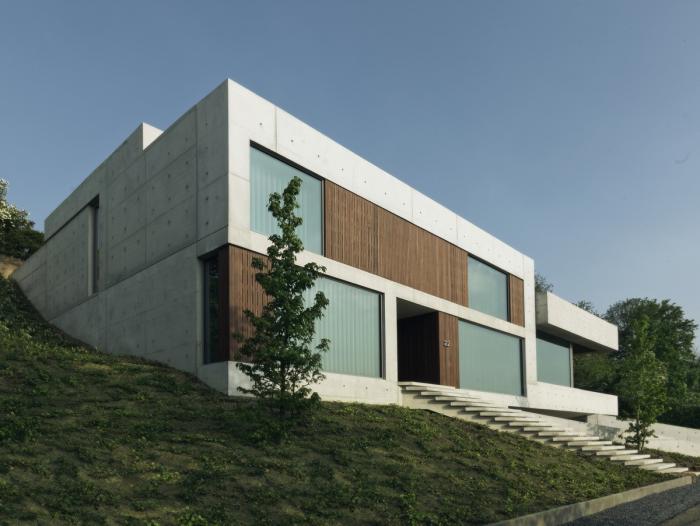 BIM建筑|水与混凝土协奏出的生命之歌：22º 别墅 / Dreessen Willemse Architecten