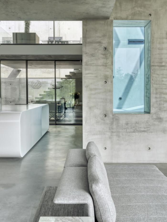 BIM建筑|水与混凝土协奏出的生命之歌：22º 别墅 / Dreessen Willemse Architecten