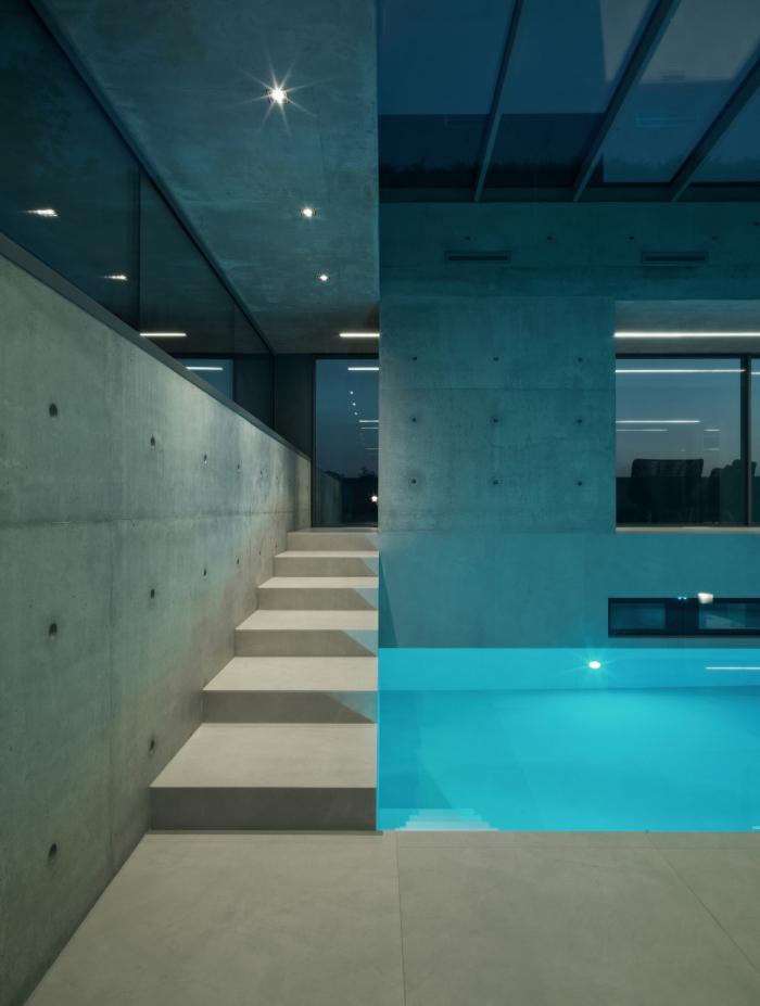 BIM建筑|水与混凝土协奏出的生命之歌：22º 别墅 / Dreessen Willemse Architecten