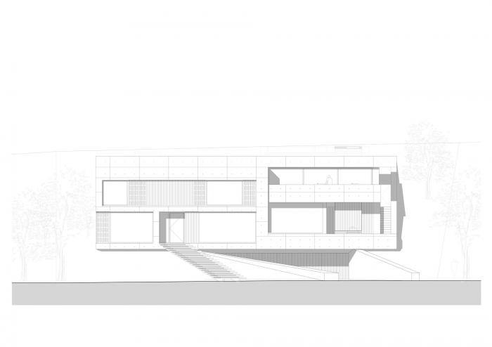 BIM建筑|水与混凝土协奏出的生命之歌：22º 别墅 / Dreessen Willemse Architecten