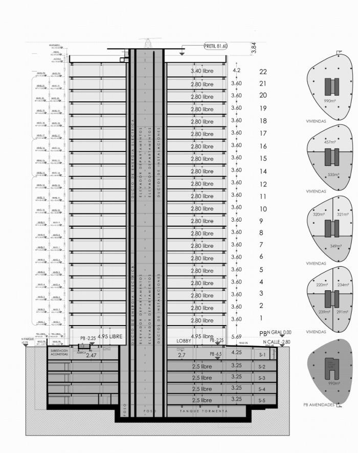 BIM建筑|对话周围艺术形态：Cervantes大厦 / FR-EE