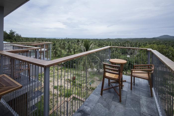 BIM建筑|坐落宁静山坡，聆听椰林飒响：泰国帕岸岛 Varivana 度假酒店