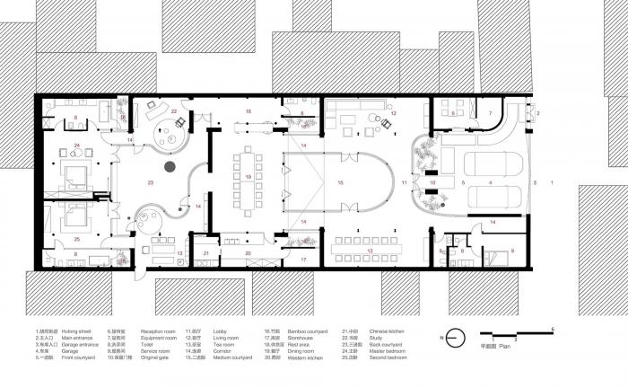 BIM建筑|七舍合院 / 建筑营设计工作室
