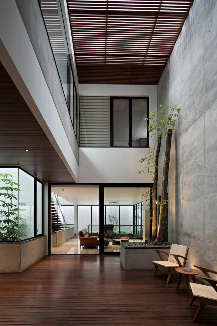 BIM建筑|一座“呼吸装置”——雅加达 VGI 住宅 / Pranala Associates