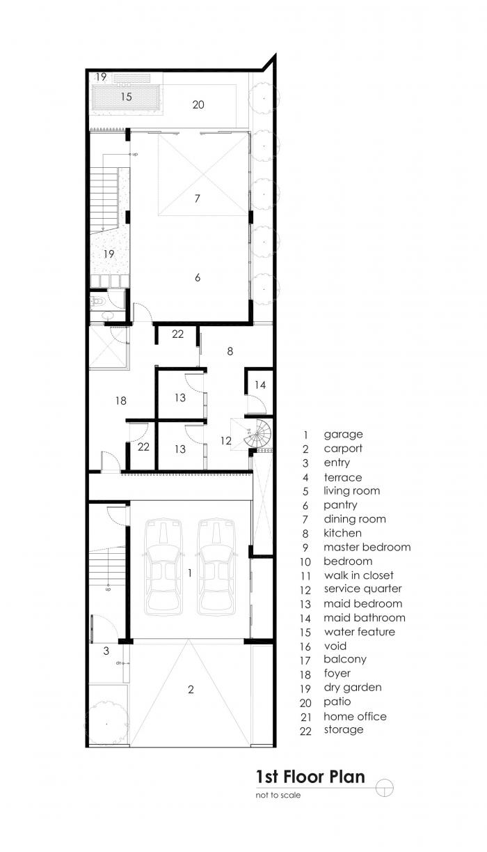 BIM建筑|一座“呼吸装置”——雅加达 VGI 住宅 / Pranala Associates