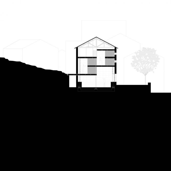 BIM建筑|青龙坞言几又乡村胶囊旅社书店 / 西涛设计工作室