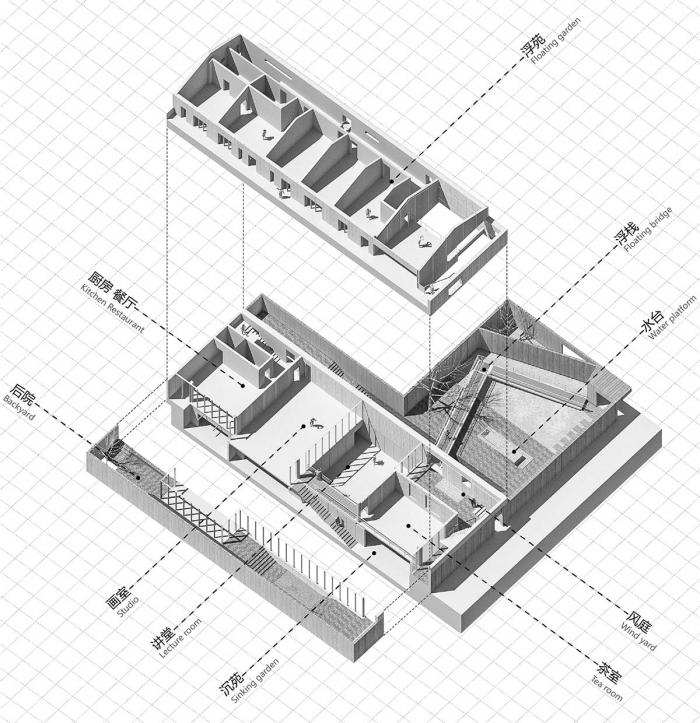 BIM建筑|如故园——吴悦石艺术馆的设计与建造 / 普罗建筑