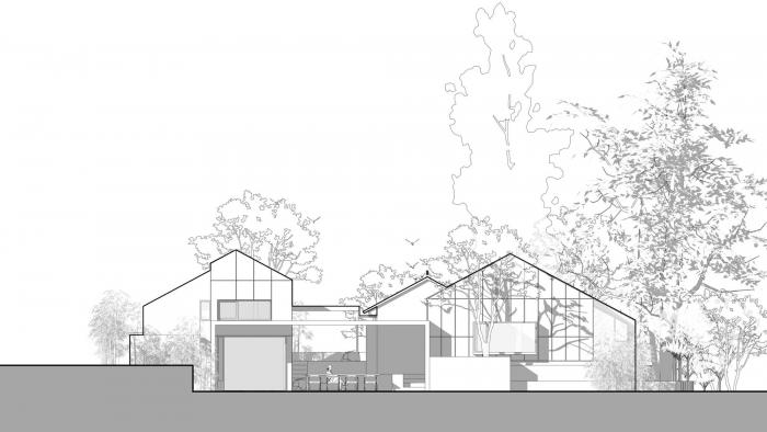BIM建筑|树下院，北京张家庄村 / 空间进化
