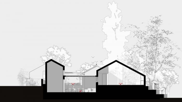BIM建筑|树下院，北京张家庄村 / 空间进化