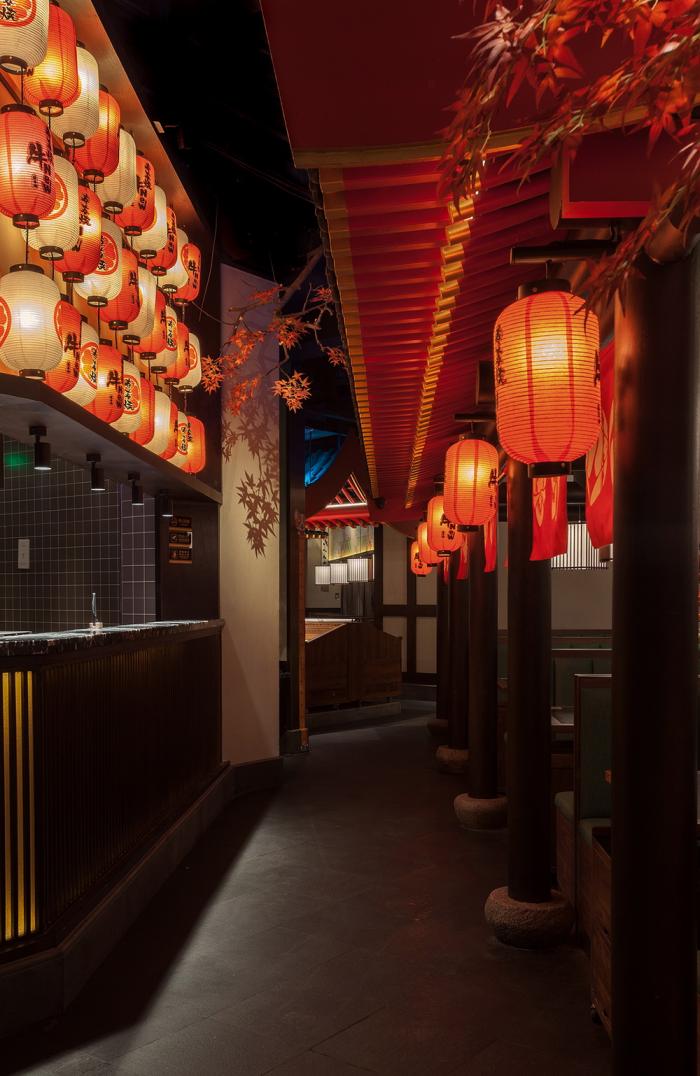 BIM建筑|红叶飘落竹廊外：牛NEW寿喜烧，上海／卧野空间设计事务所