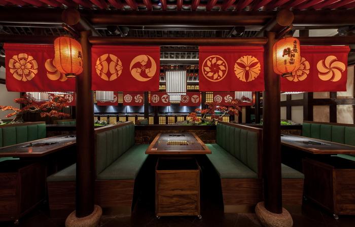 BIM建筑|红叶飘落竹廊外：牛NEW寿喜烧，上海／卧野空间设计事务所