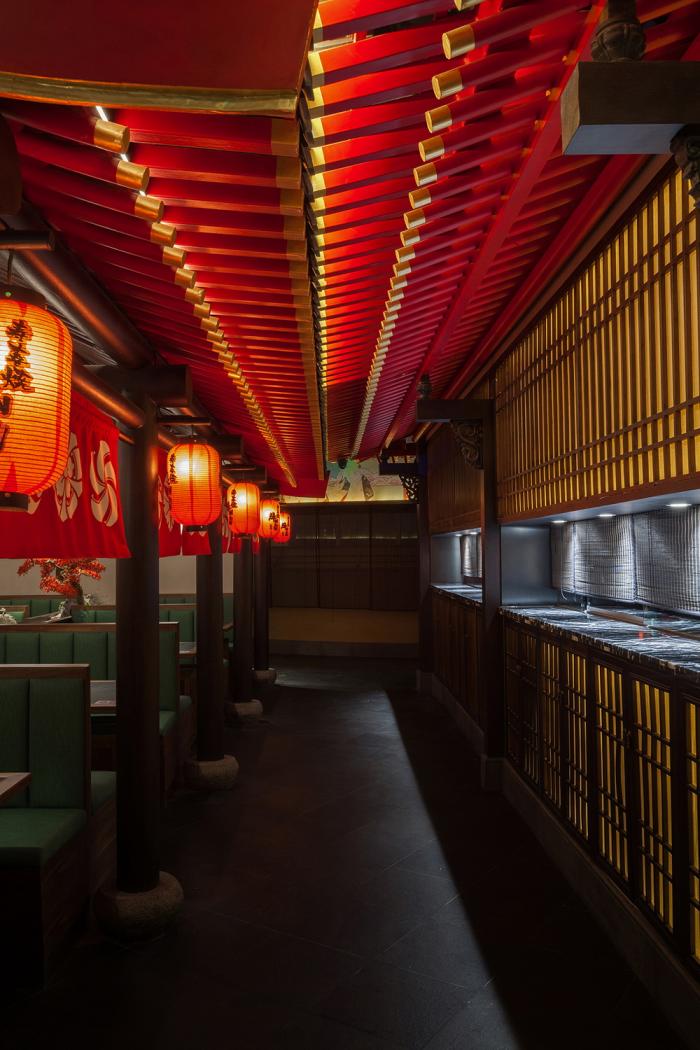 BIM建筑|红叶飘落竹廊外：牛NEW寿喜烧，上海／卧野空间设计事务所