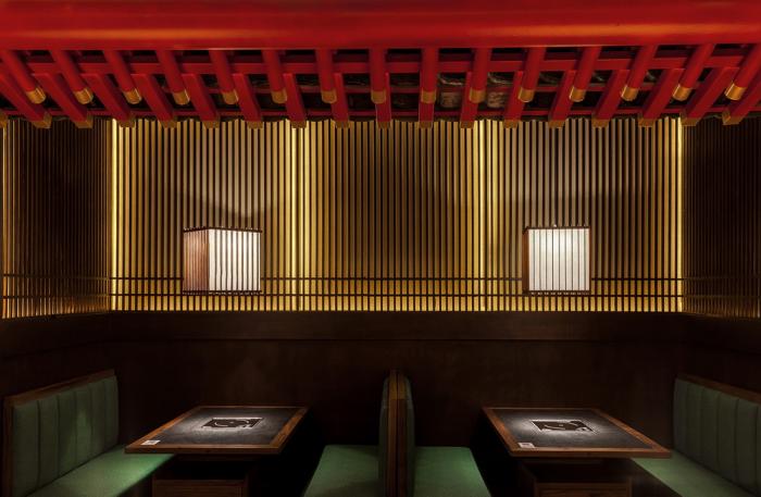 BIM建筑|红叶飘落竹廊外：牛NEW寿喜烧，上海／卧野空间设计事务所