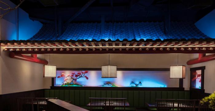 BIM建筑|红叶飘落竹廊外：牛NEW寿喜烧，上海／卧野空间设计事务所