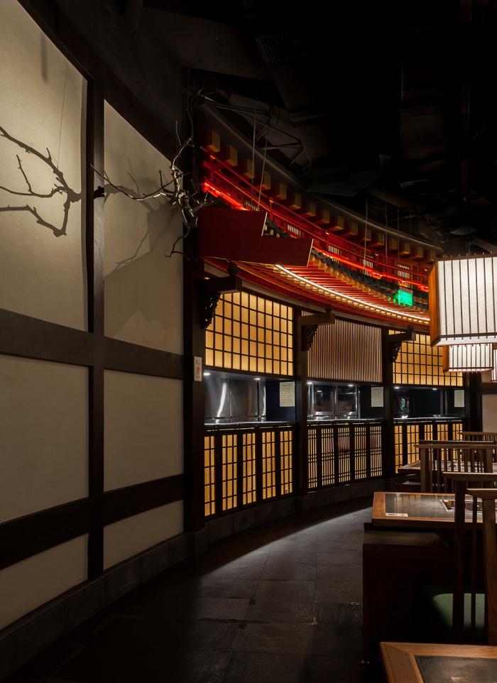 BIM建筑|红叶飘落竹廊外：牛NEW寿喜烧，上海／卧野空间设计事务所