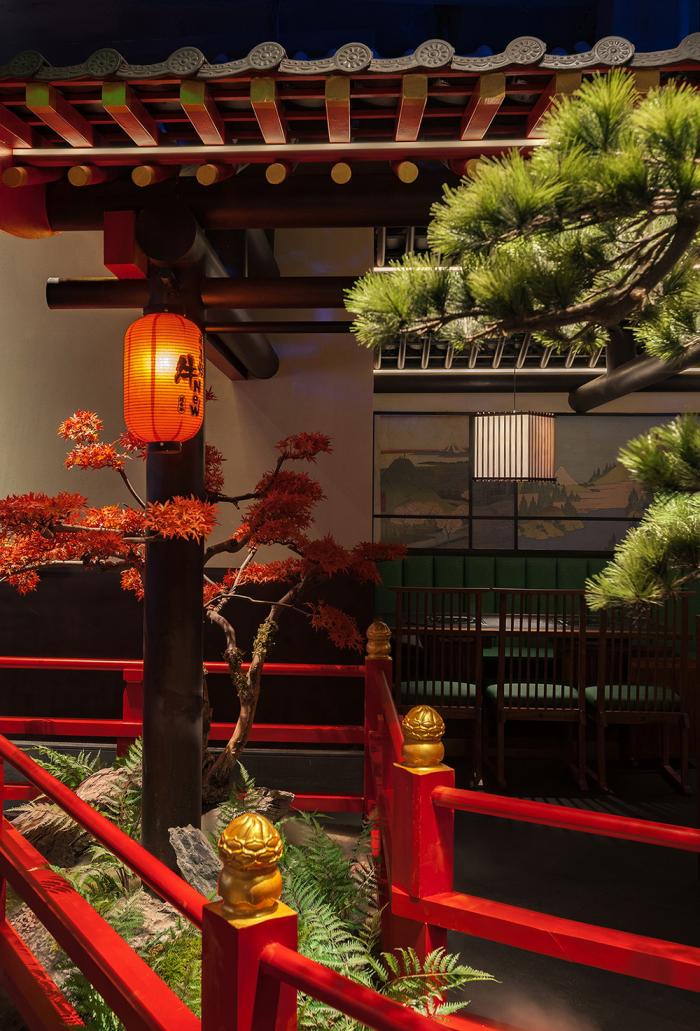 BIM建筑|红叶飘落竹廊外：牛NEW寿喜烧，上海／卧野空间设计事务所